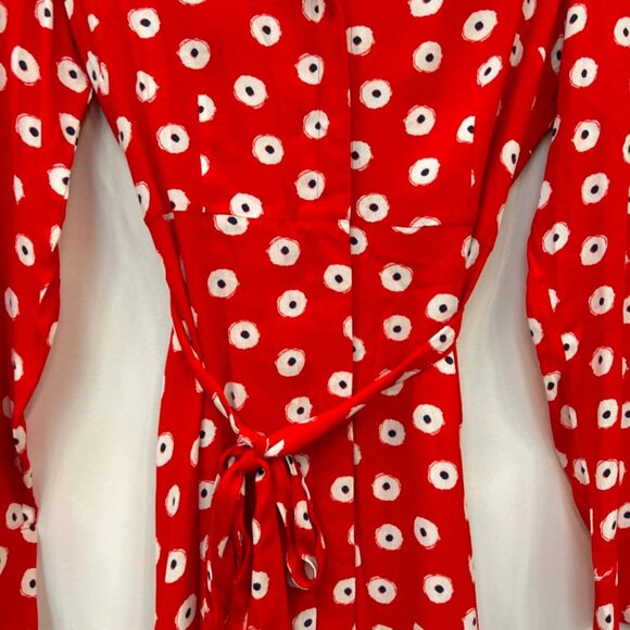 Boden Jessica Dress - Red Print - Size 12 US - Picture 3 of 5